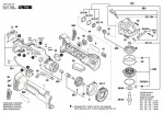 Bosch 3 601 JG3 101 Gws 18V-10 C Cordless Angle Grinder 18 V / Eu Spare Parts